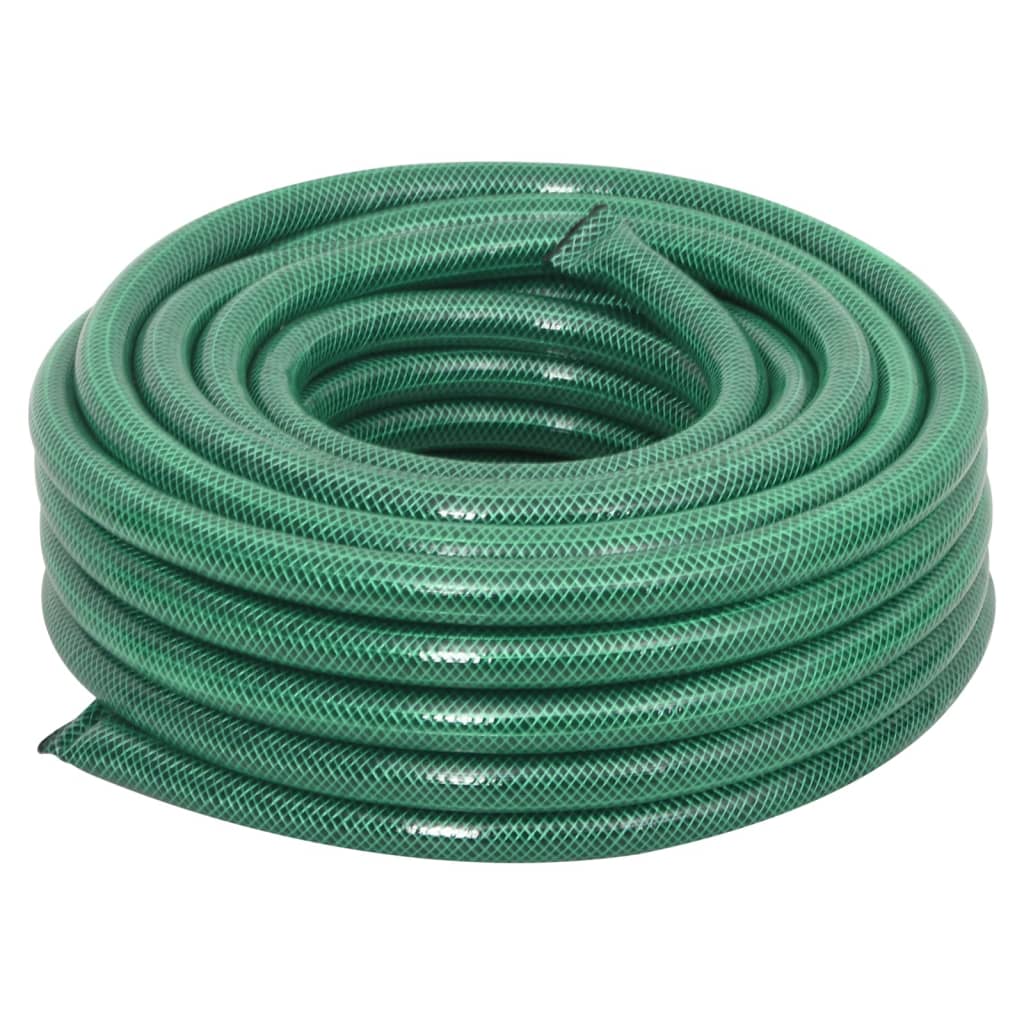 Garden Hose with Fitting Set Green 0,75" 20 m PVC