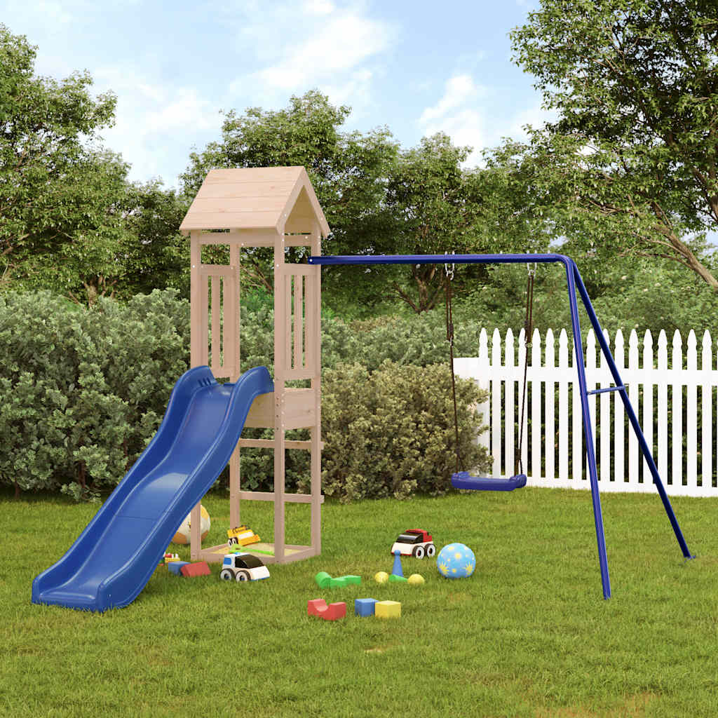 vidaXL Outdoor Playset Solid Wood Pine