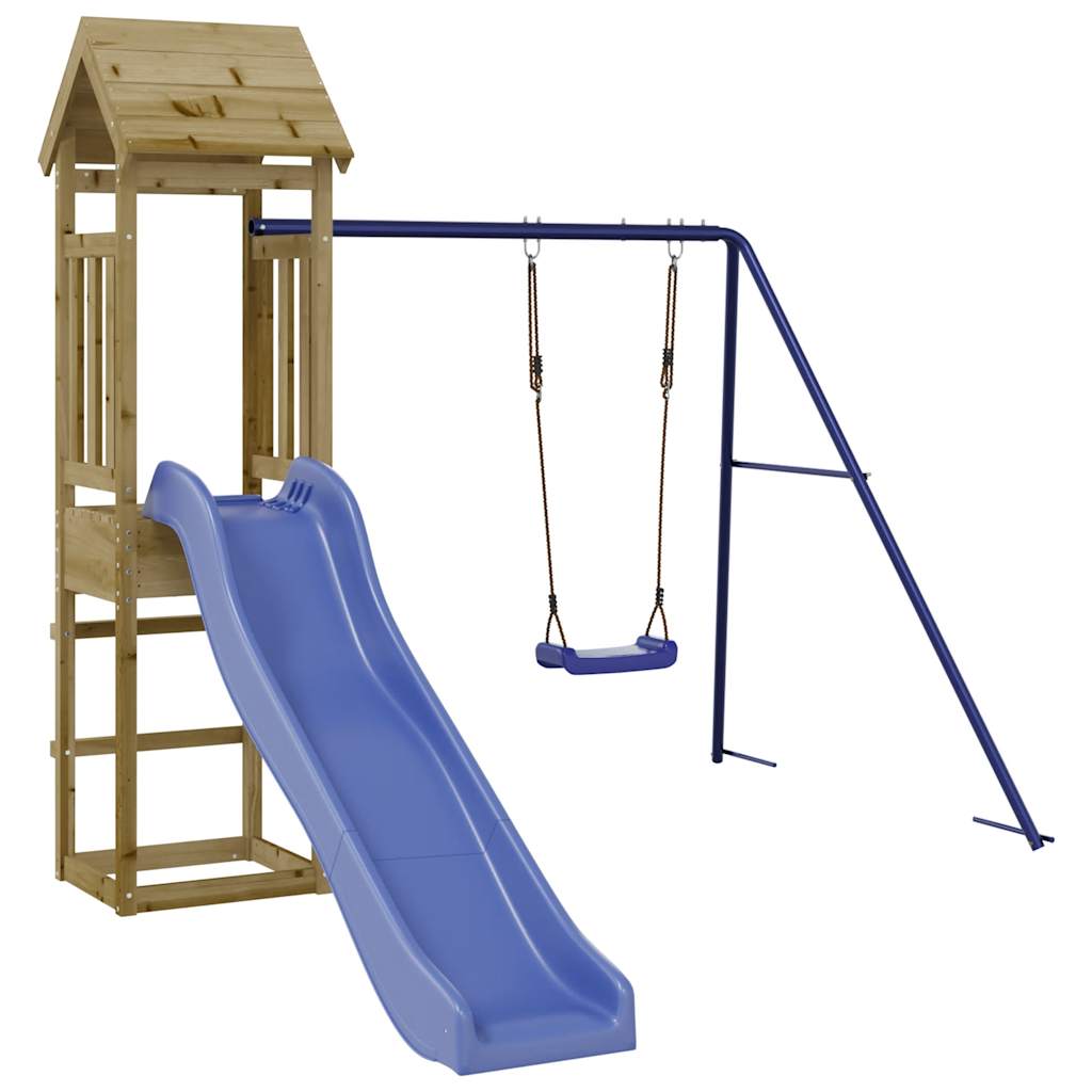 vidaXL Outdoor Playset Impregnated Wood Pine