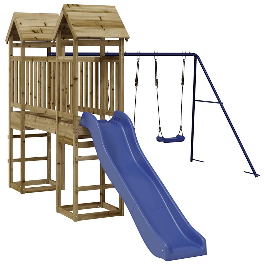 vidaXL Outdoor Playset Impregnated Wood Pine