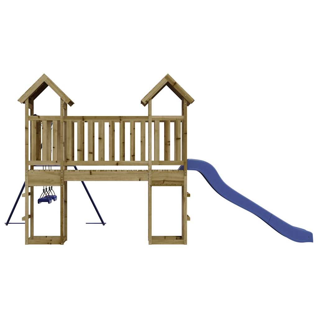 vidaXL Outdoor Playset Impregnated Wood Pine