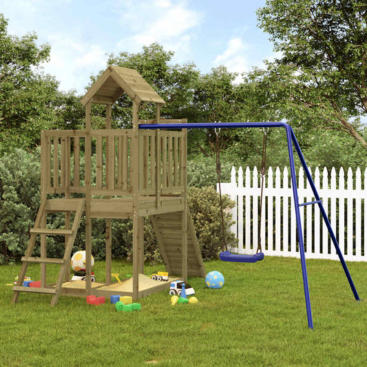 vidaXL Outdoor Playset  Impregnated Wood Pine