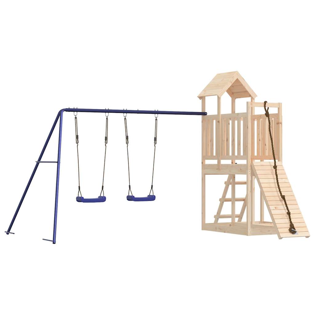 vidaXL Outdoor Playset  Solid Wood Pine