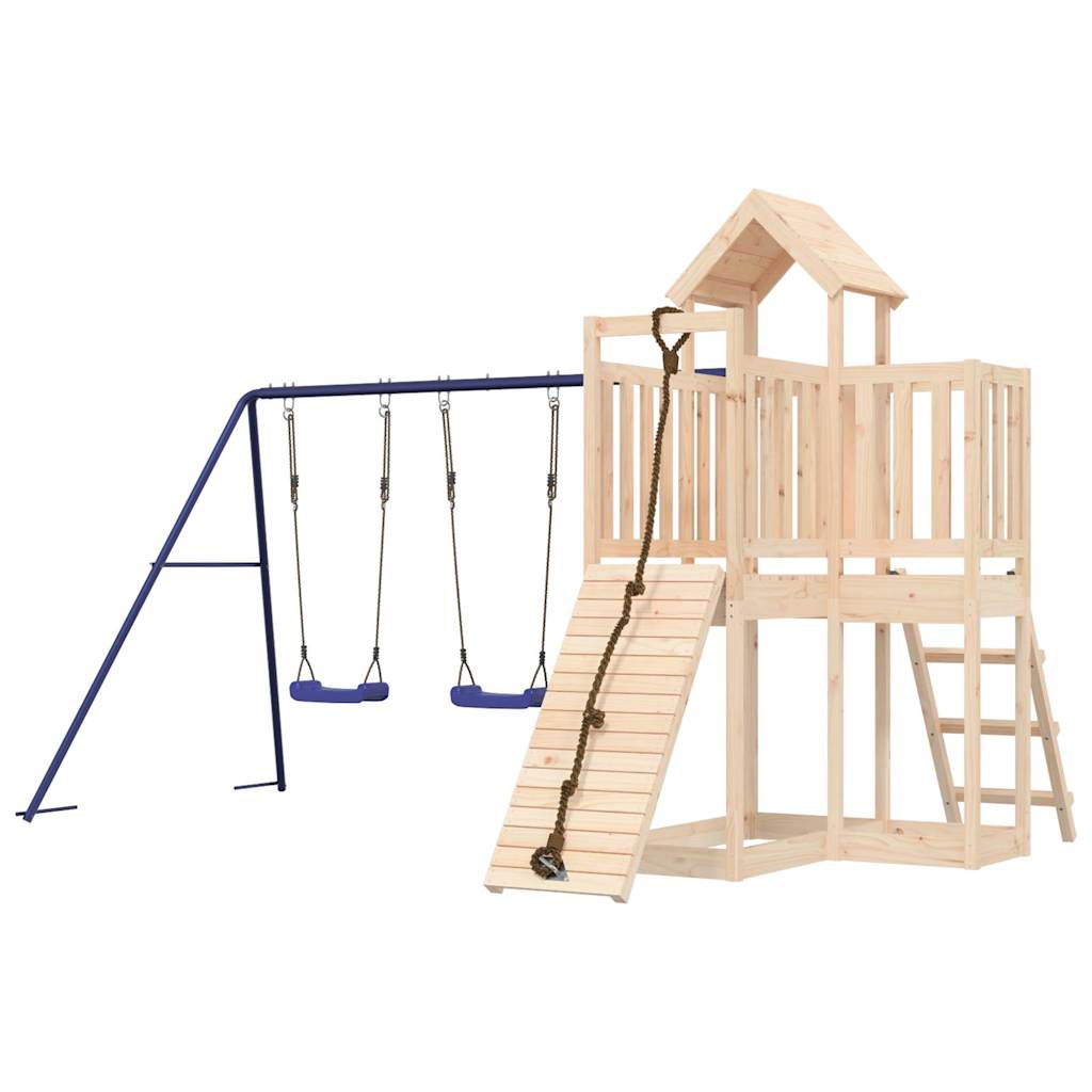 vidaXL Outdoor Playset  Solid Wood Pine