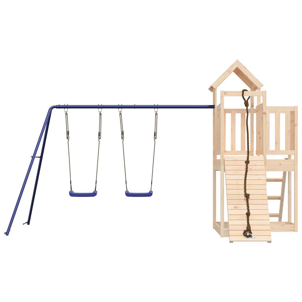 vidaXL Outdoor Playset  Solid Wood Pine