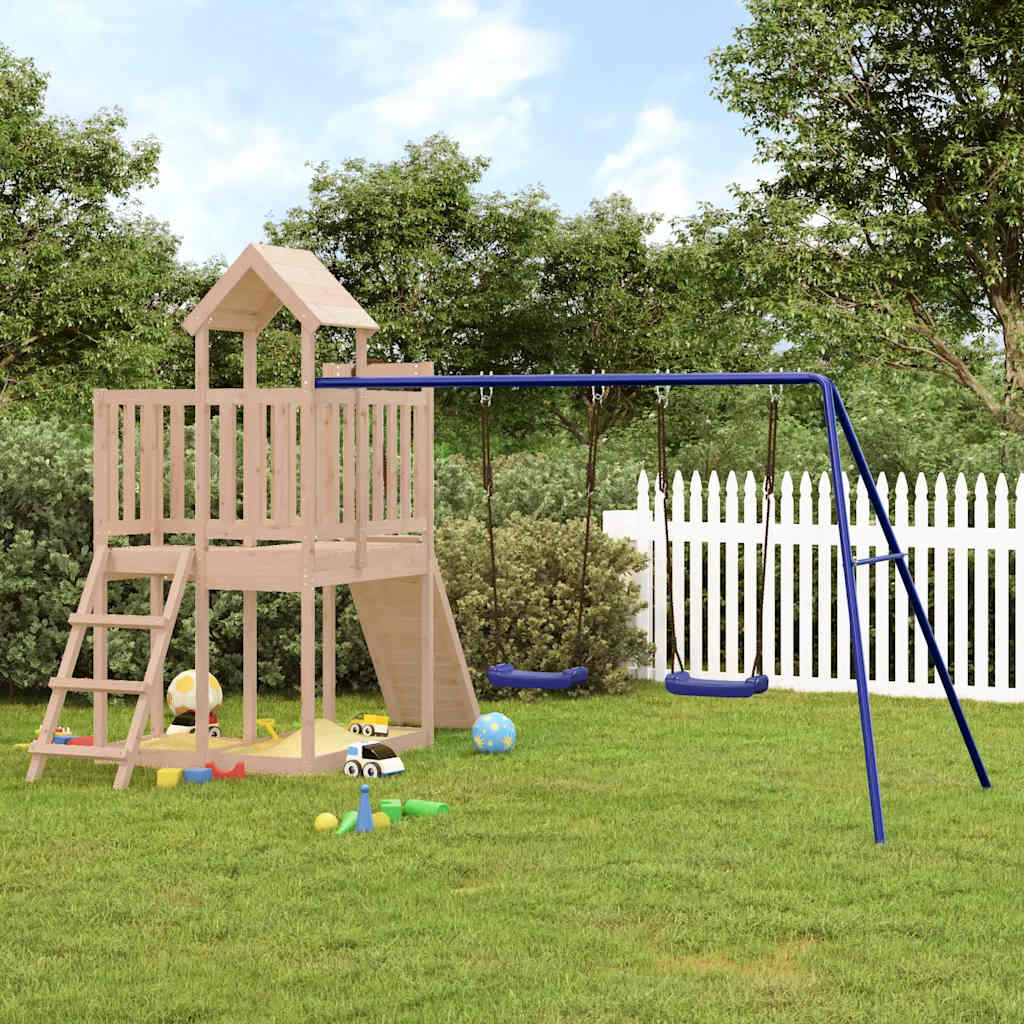 vidaXL Outdoor Playset  Solid Wood Pine