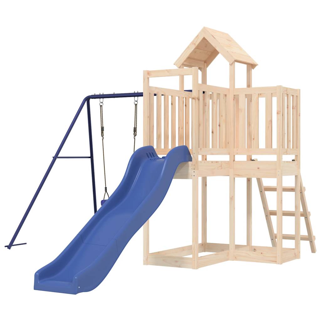 vidaXL Outdoor Playset Solid Wood Pine