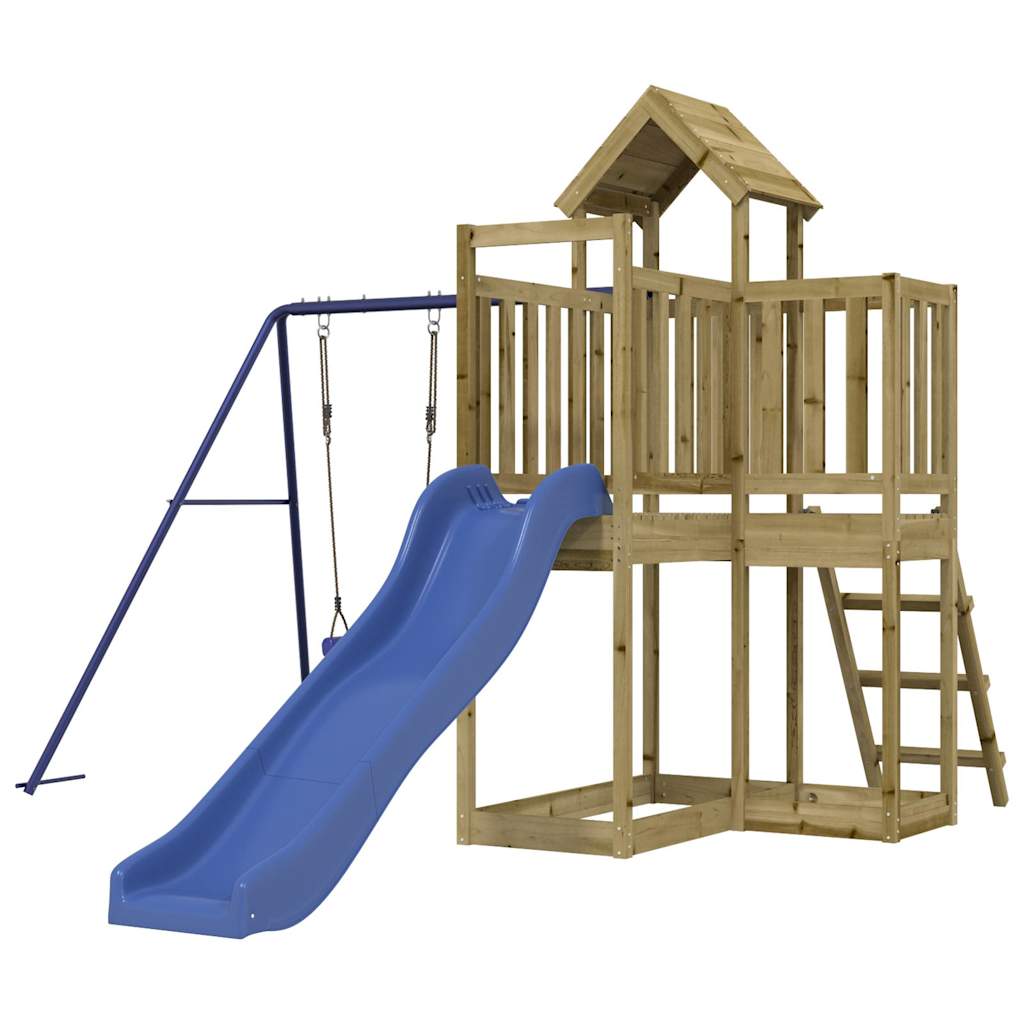 vidaXL Outdoor Playset Impregnated Wood Pine