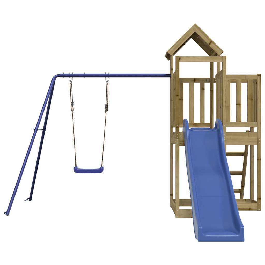 vidaXL Outdoor Playset Impregnated Wood Pine