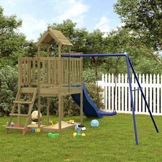 vidaXL Outdoor Playset Impregnated Wood Pine