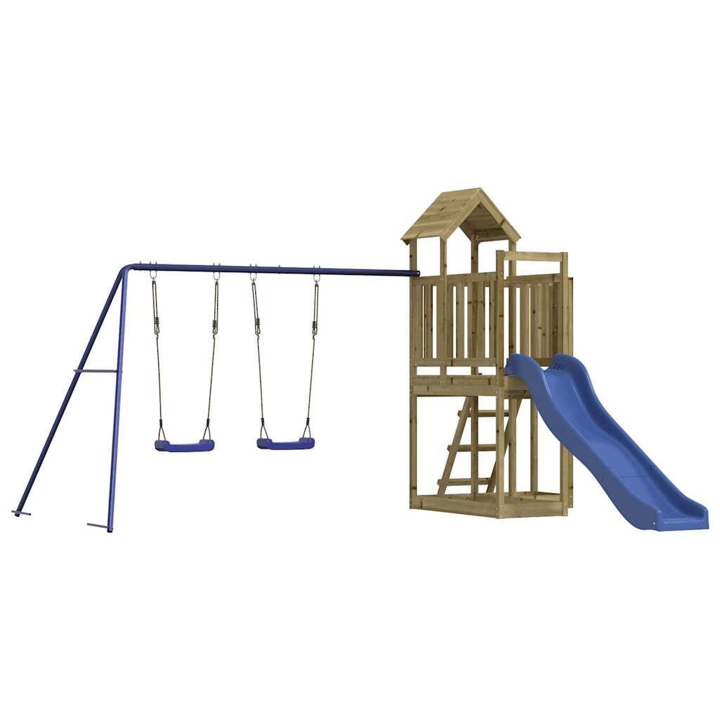 vidaXL Outdoor Playset Impregnated Wood Pine