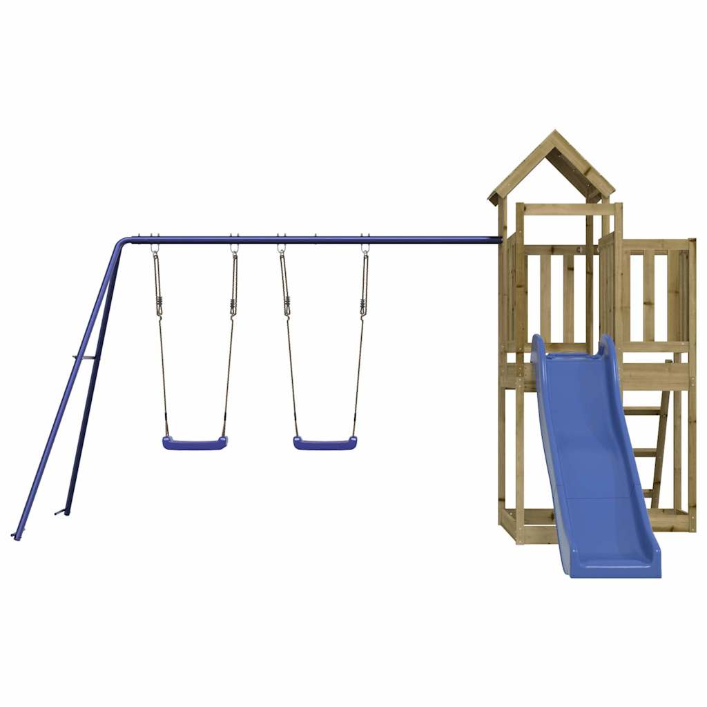 vidaXL Outdoor Playset Impregnated Wood Pine