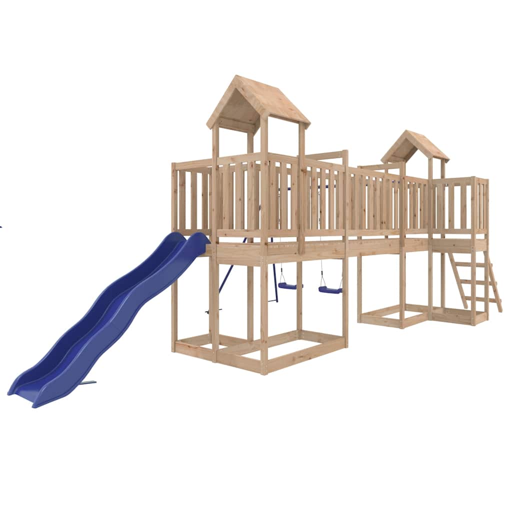 Outdoor Playset Solid Wood Pine