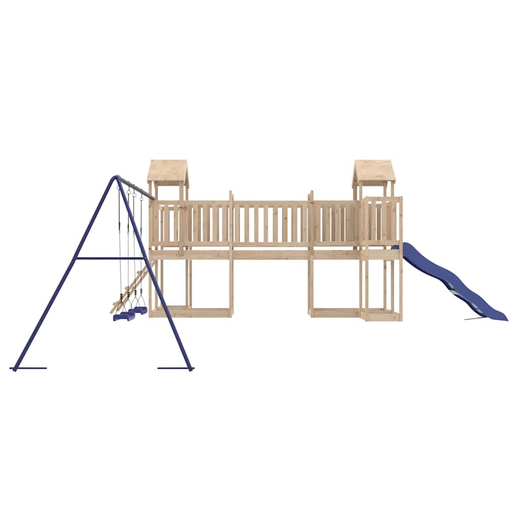 Outdoor Playset Solid Wood Pine