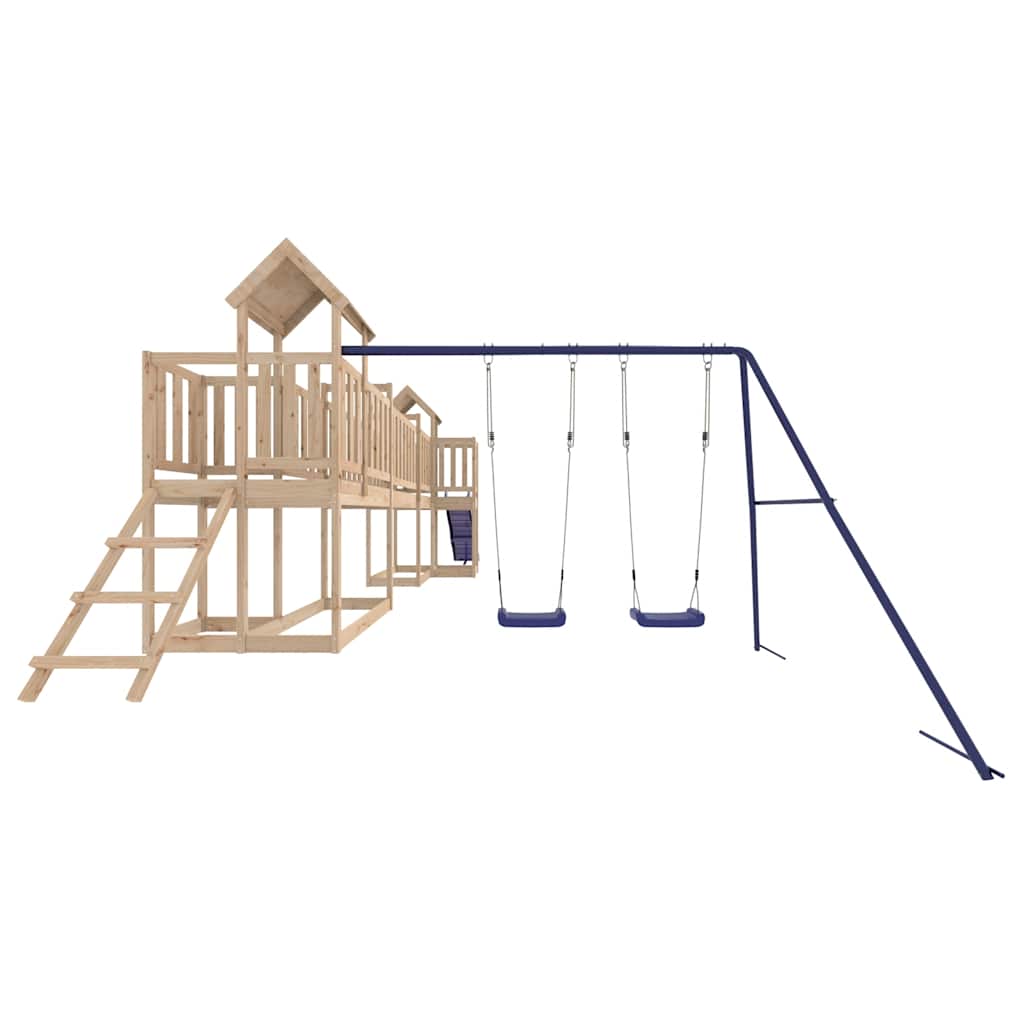 Outdoor Playset Solid Wood Pine
