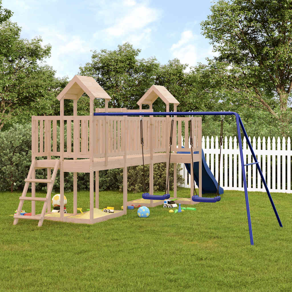 vidaXL Outdoor Playset Solid Wood Pine