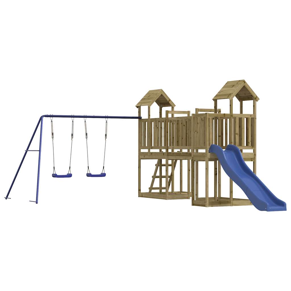 vidaXL Outdoor Playset Impregnated Wood Pine