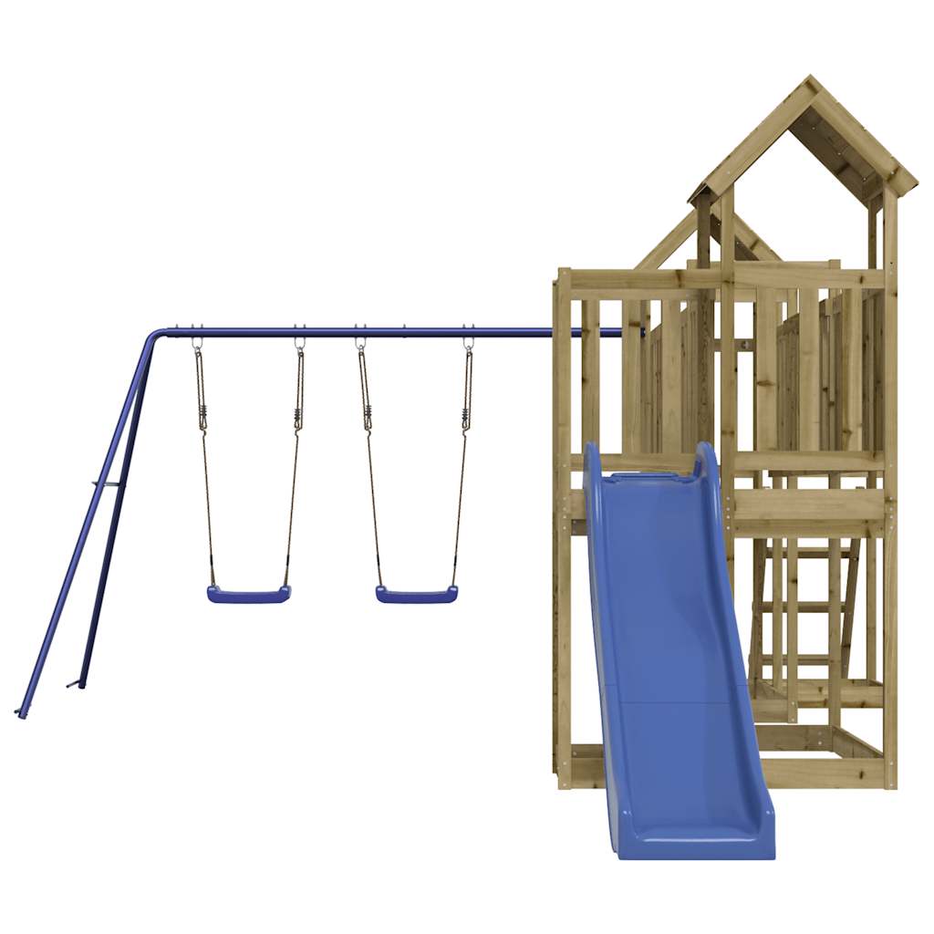 vidaXL Outdoor Playset Impregnated Wood Pine