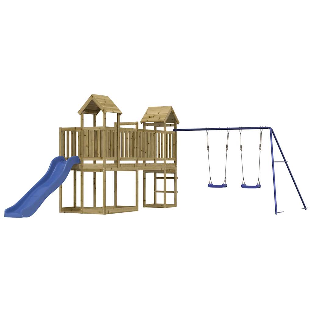 vidaXL Outdoor Playset Impregnated Wood Pine