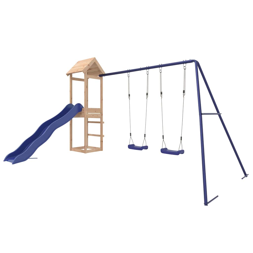 Outdoor Playset Solid Wood Pine