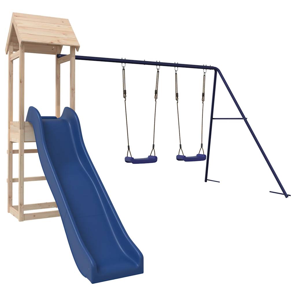 vidaXL Outdoor Playset Solid Wood Pine