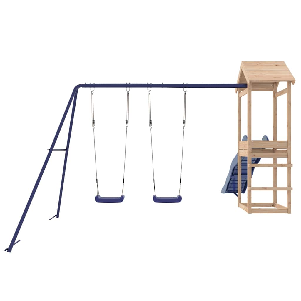 Outdoor Playset Solid Wood Pine