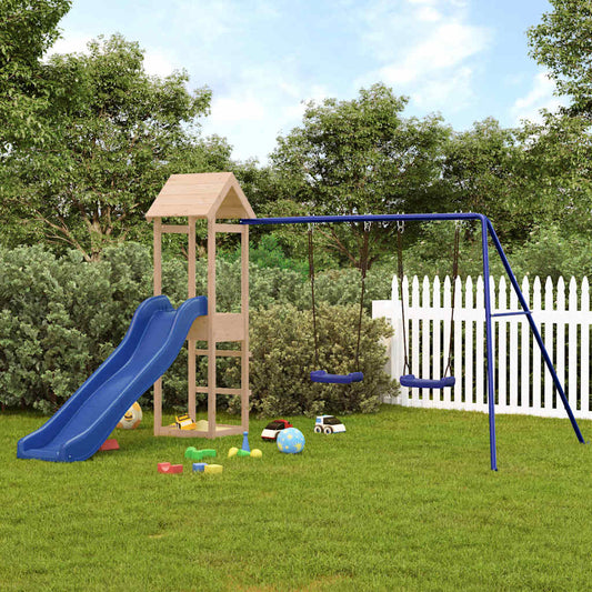 vidaXL Outdoor Playset Solid Wood Pine