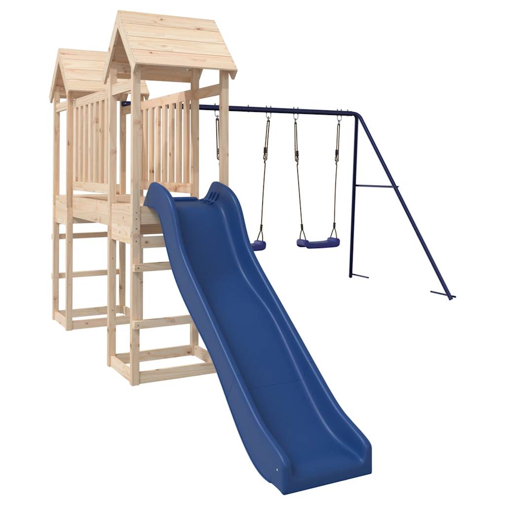 vidaXL Outdoor Playset Solid Wood Pine