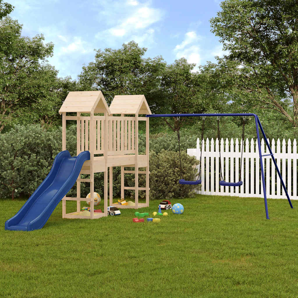 vidaXL Outdoor Playset Solid Wood Pine