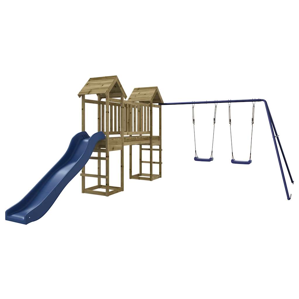 vidaXL Outdoor Playset Impregnated Wood Pine