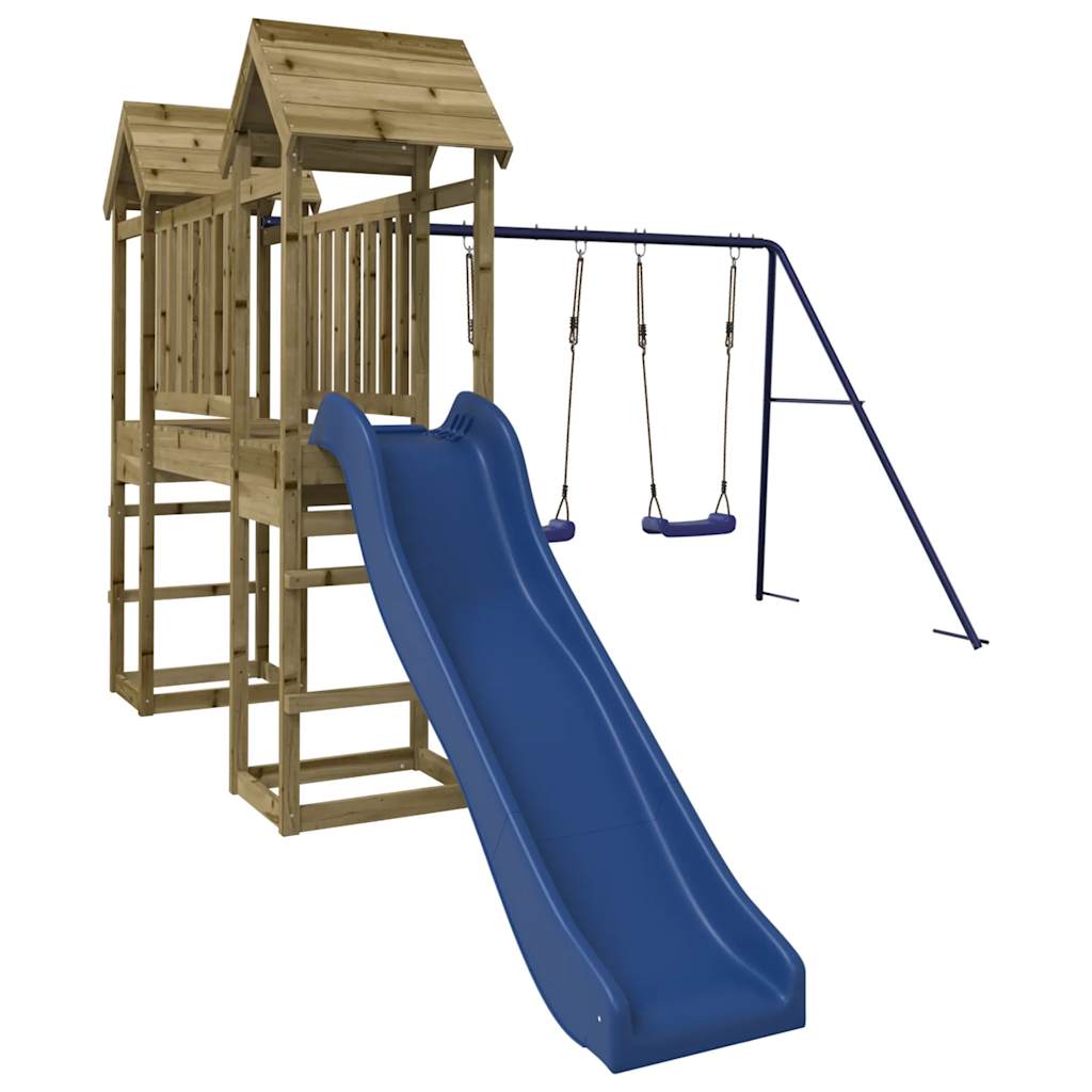 vidaXL Outdoor Playset Impregnated Wood Pine