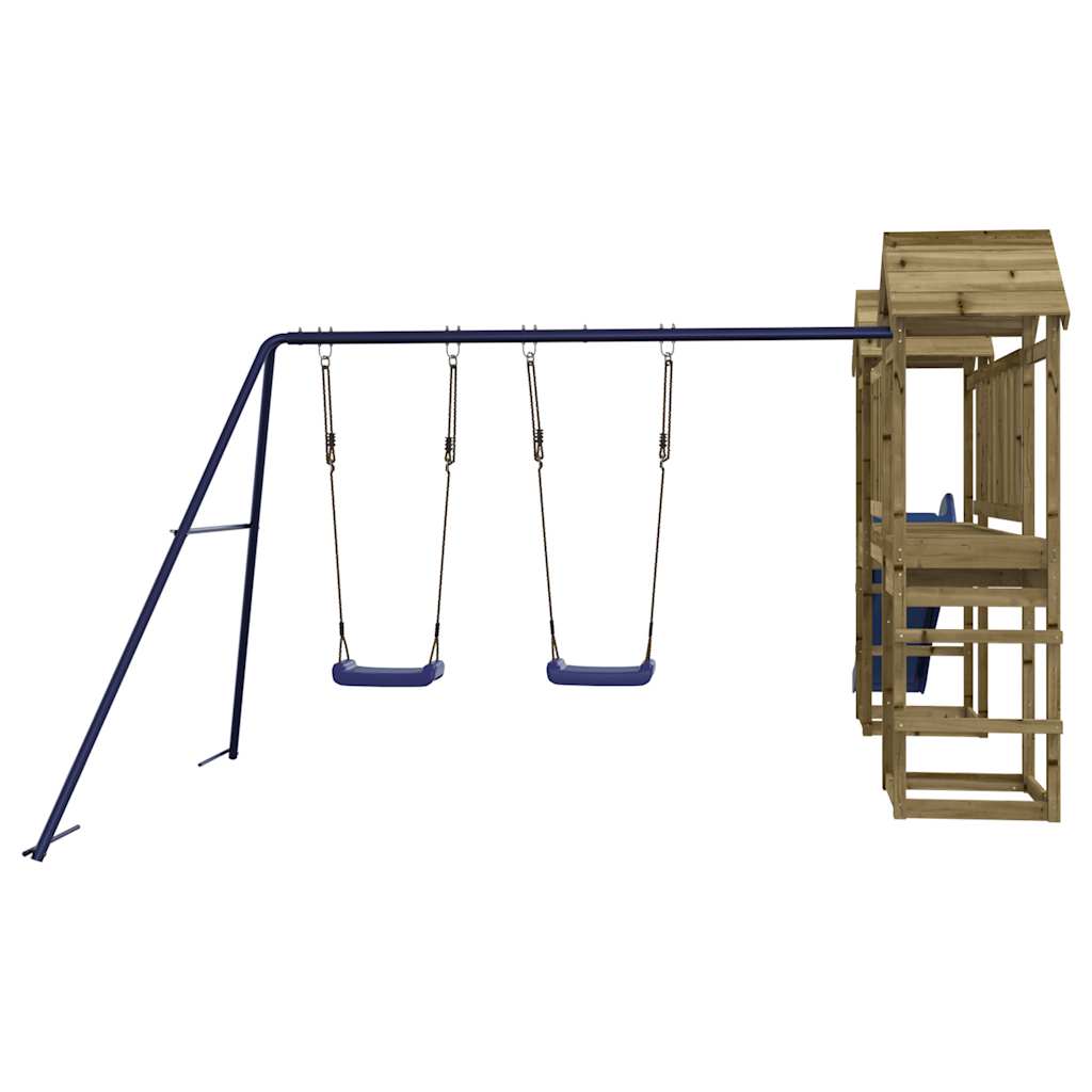 vidaXL Outdoor Playset Impregnated Wood Pine