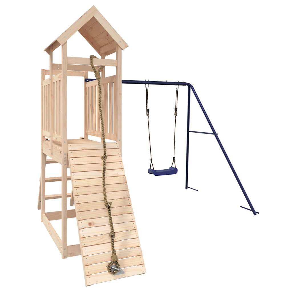 vidaXL Outdoor Playset Solid Wood Pine