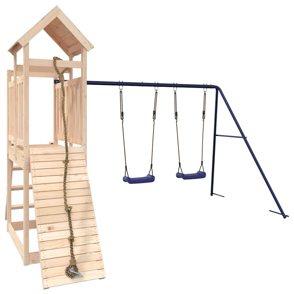 vidaXL Outdoor Playset Solid Wood Pine