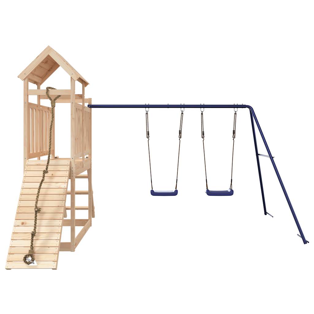 vidaXL Outdoor Playset Solid Wood Pine