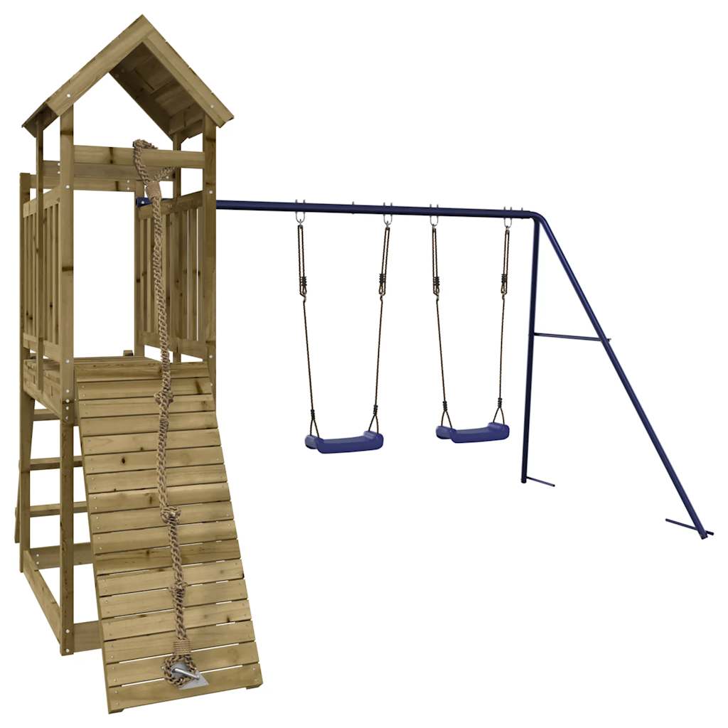 vidaXL Outdoor Playset Impregnated Wood Pine