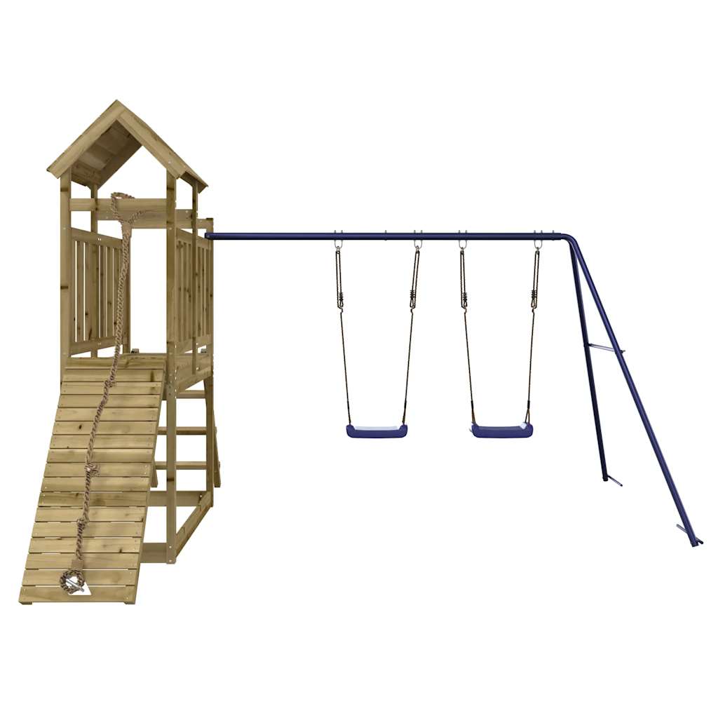 vidaXL Outdoor Playset Impregnated Wood Pine