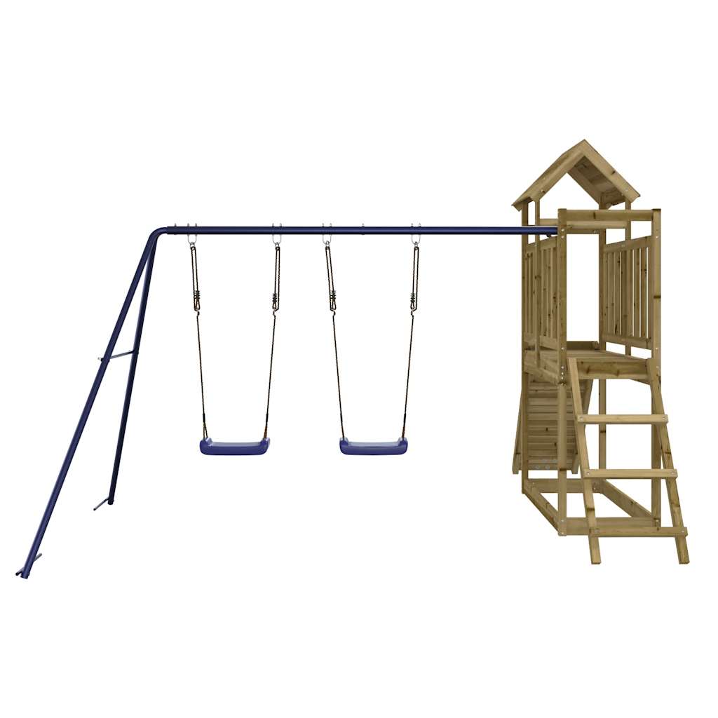 vidaXL Outdoor Playset Impregnated Wood Pine