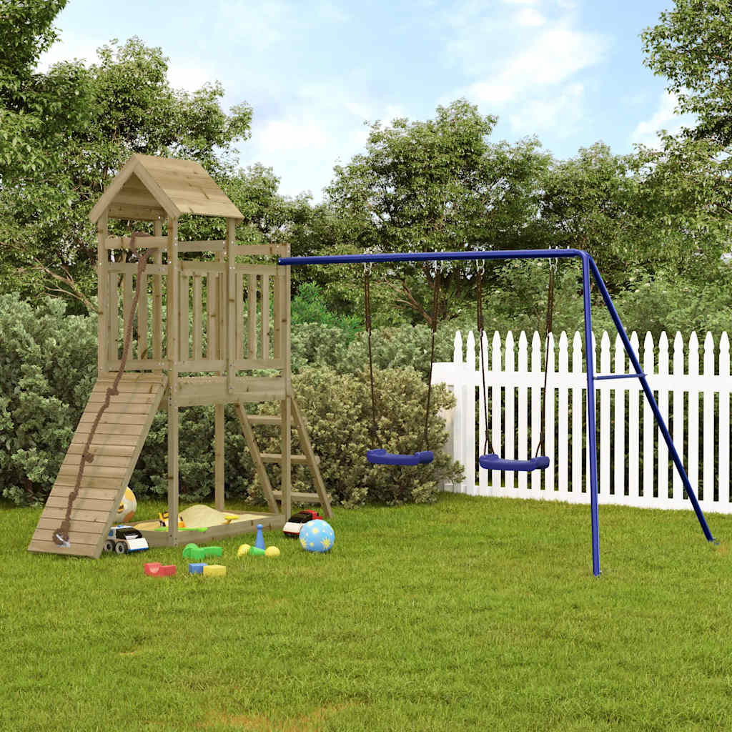 vidaXL Outdoor Playset Impregnated Wood Pine