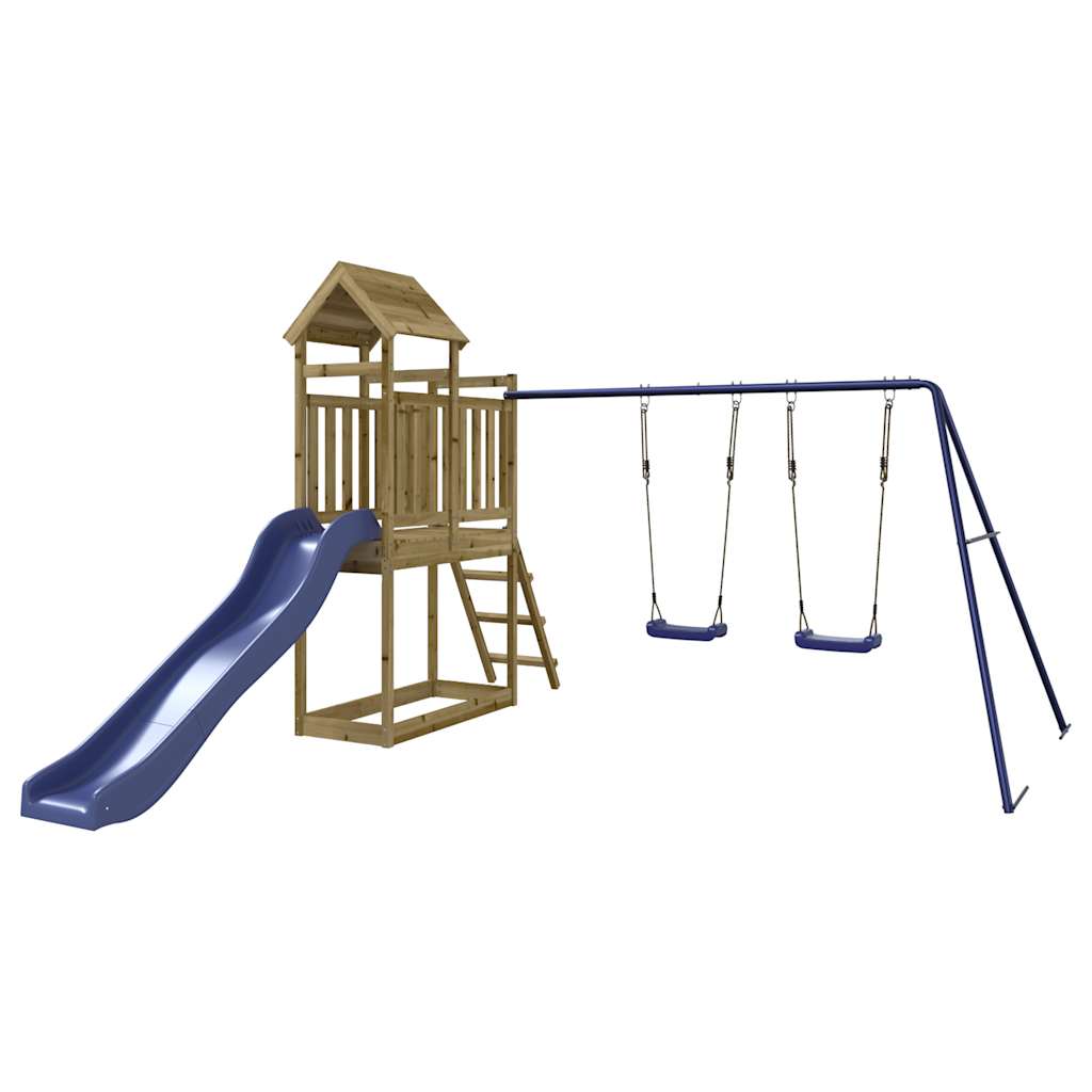 vidaXL Outdoor Playset Impregnated Wood Pine