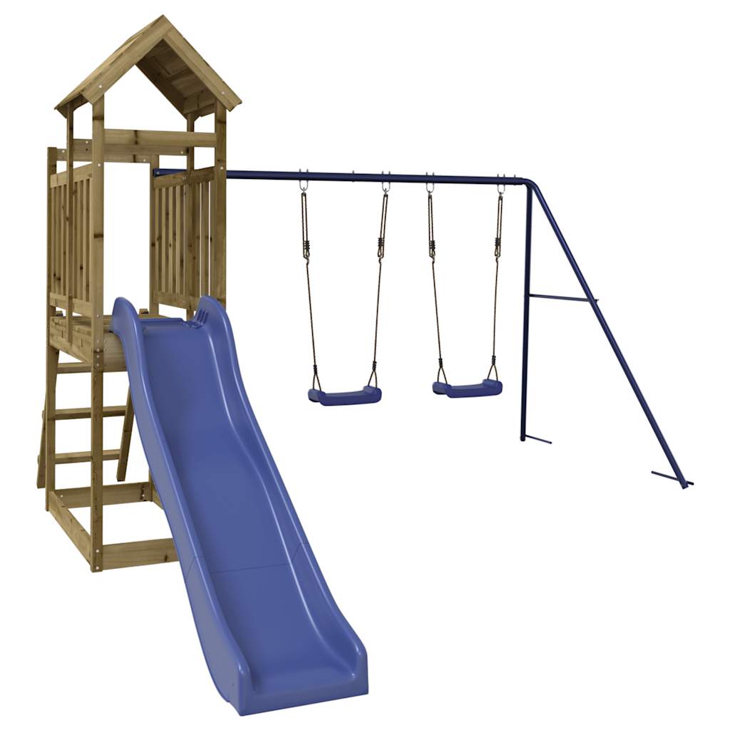 vidaXL Outdoor Playset Impregnated Wood Pine