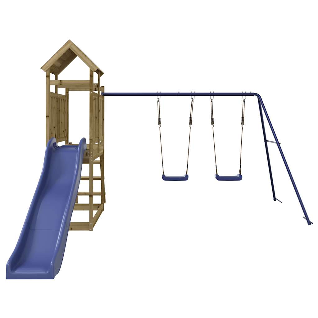 vidaXL Outdoor Playset Impregnated Wood Pine