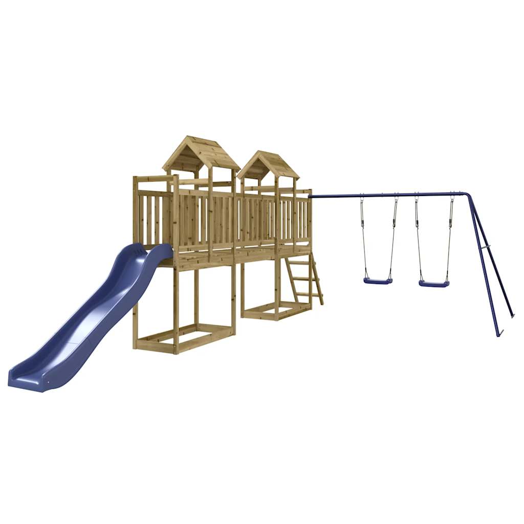 vidaXL Outdoor Playset Impregnated Wood Pine