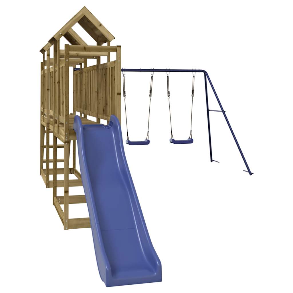 vidaXL Outdoor Playset Impregnated Wood Pine