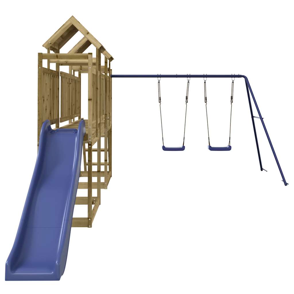 vidaXL Outdoor Playset Impregnated Wood Pine