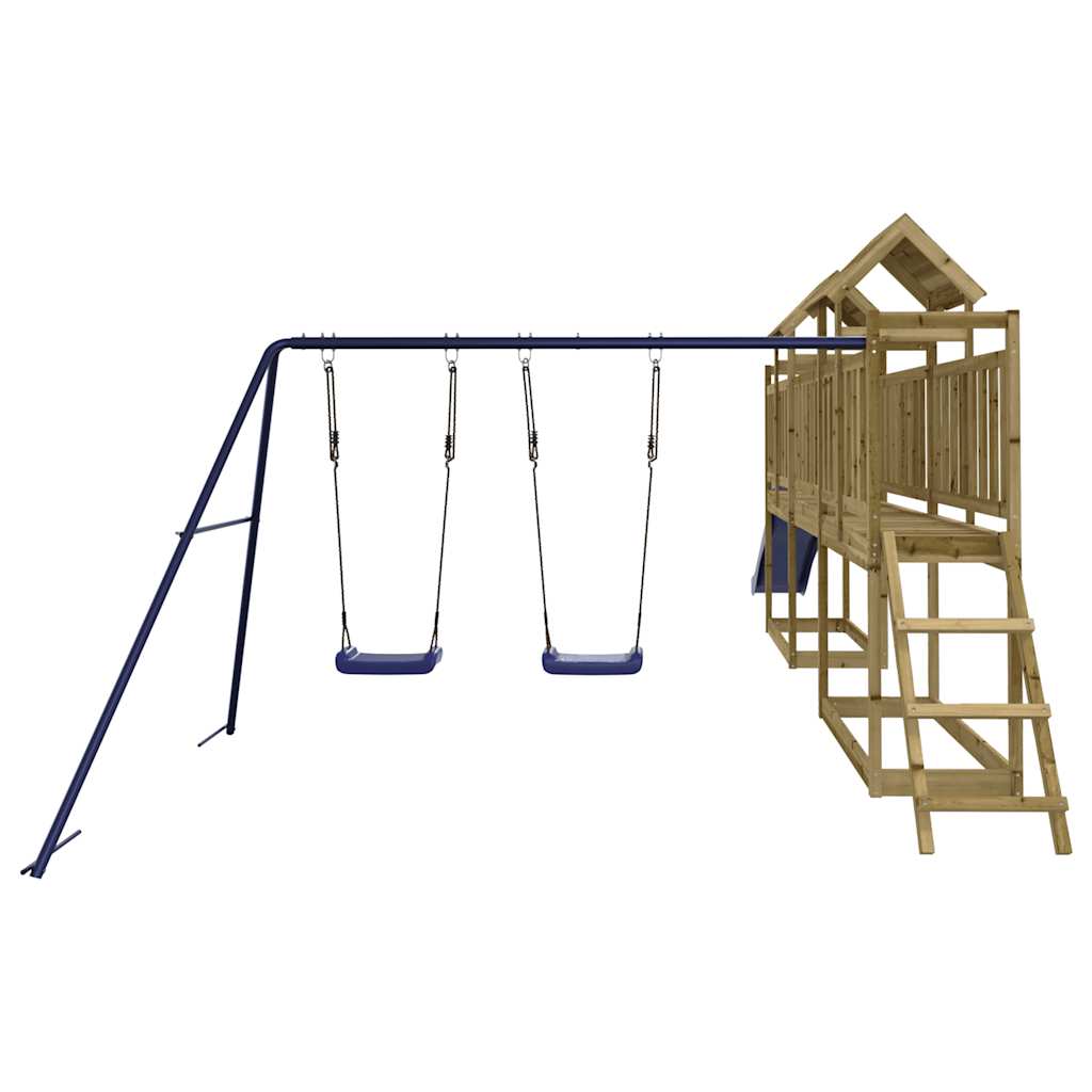 vidaXL Outdoor Playset Impregnated Wood Pine