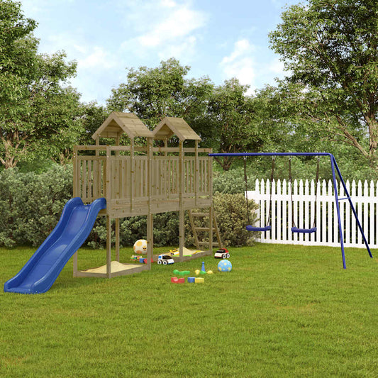 vidaXL Outdoor Playset Impregnated Wood Pine