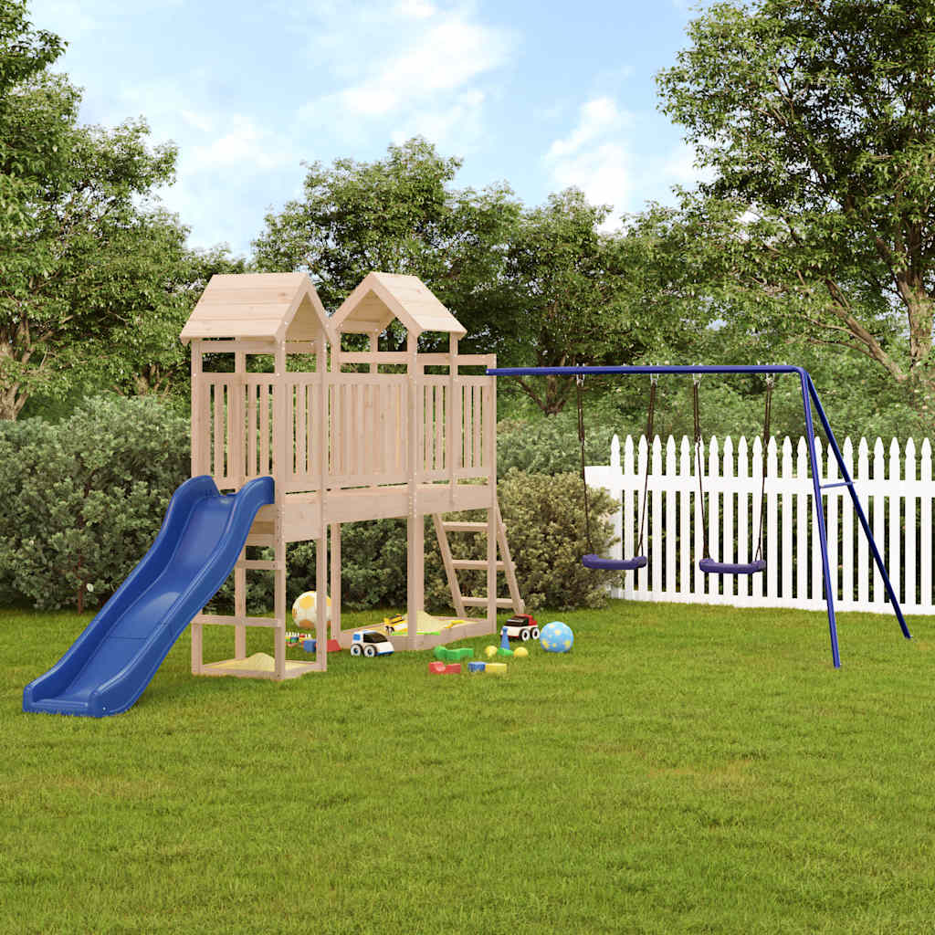 vidaXL Outdoor Playset Solid Wood Pine