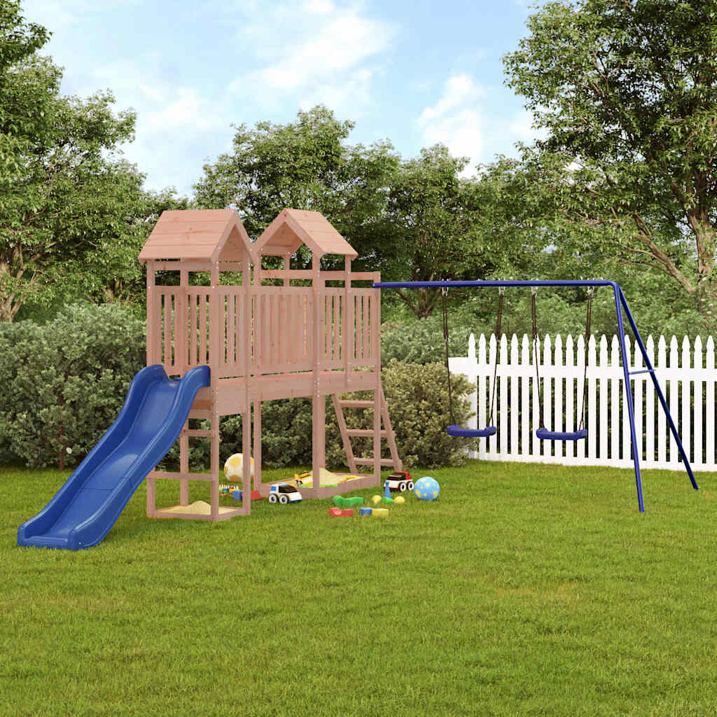 vidaXL Outdoor Playset Solid Wood Douglas