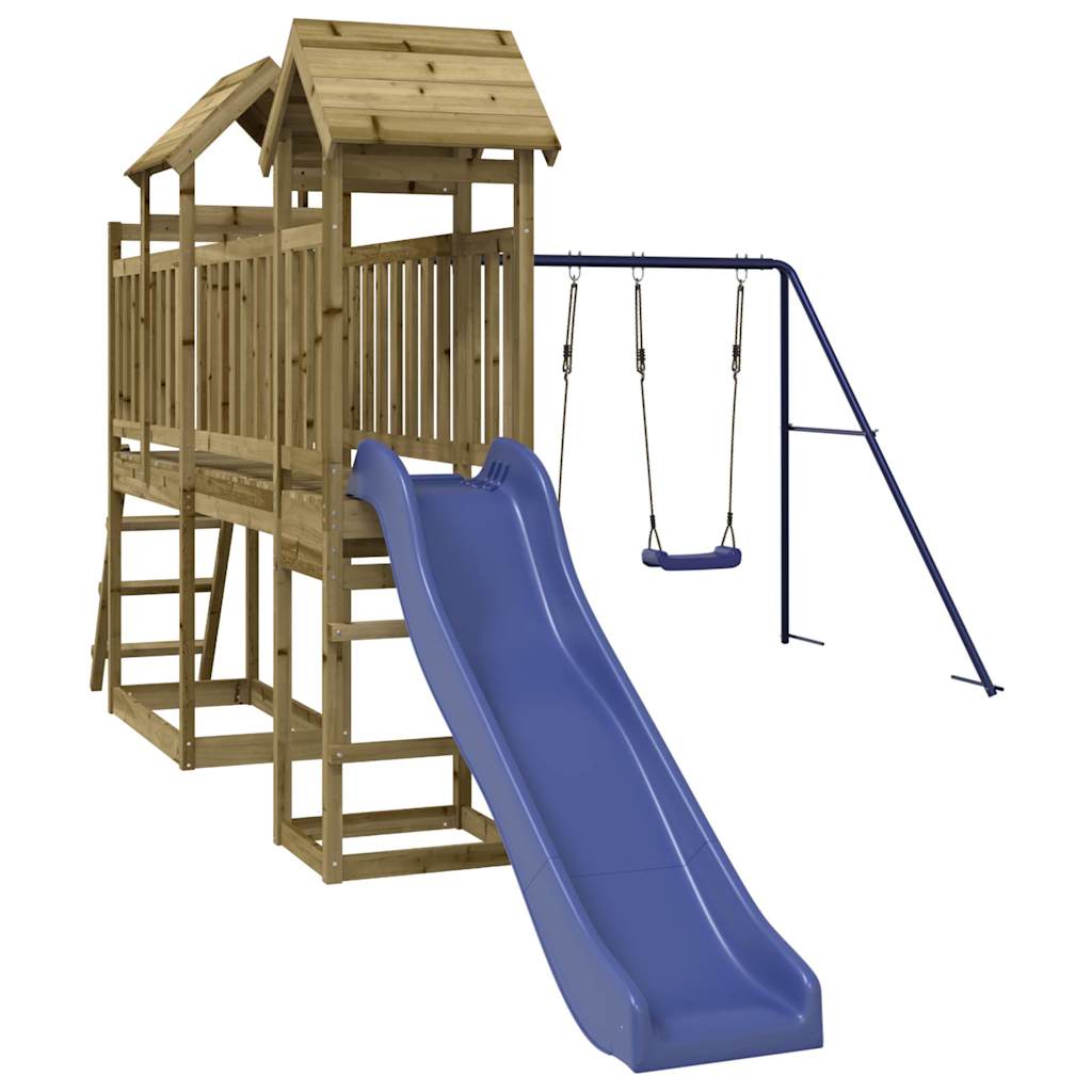 vidaXL Outdoor Playset Impregnated Wood Pine